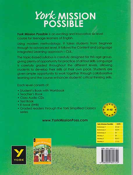 YORK MISSION POSSIBLE PRELIMINARY 1B